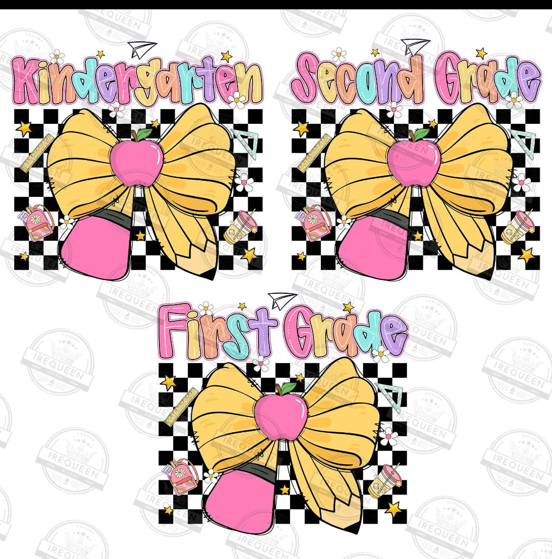 1023 - Pretty Pencil Bow Back to School