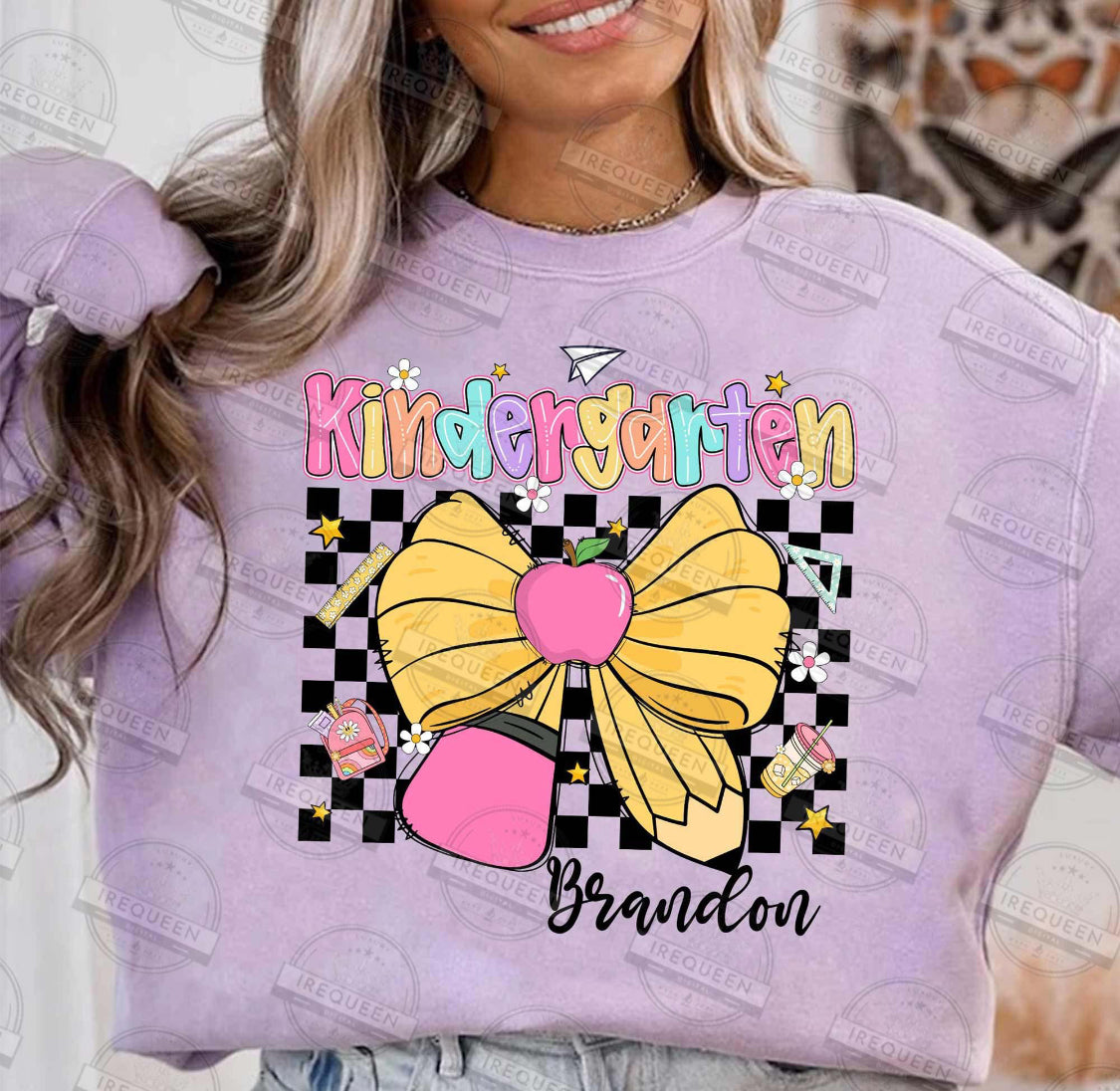 1023 - Pretty Pencil Bow Back to School